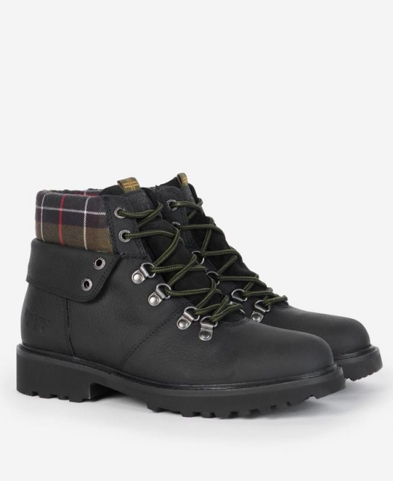 Black Women Barbour Burne Hiking Boots | US-7253JZWCF