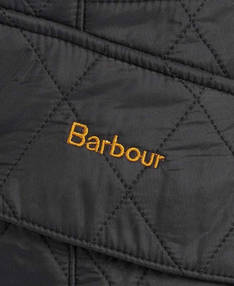 Black Women Barbour Cavalry Polarquilt Casual Jacket | US-5409ICRGB