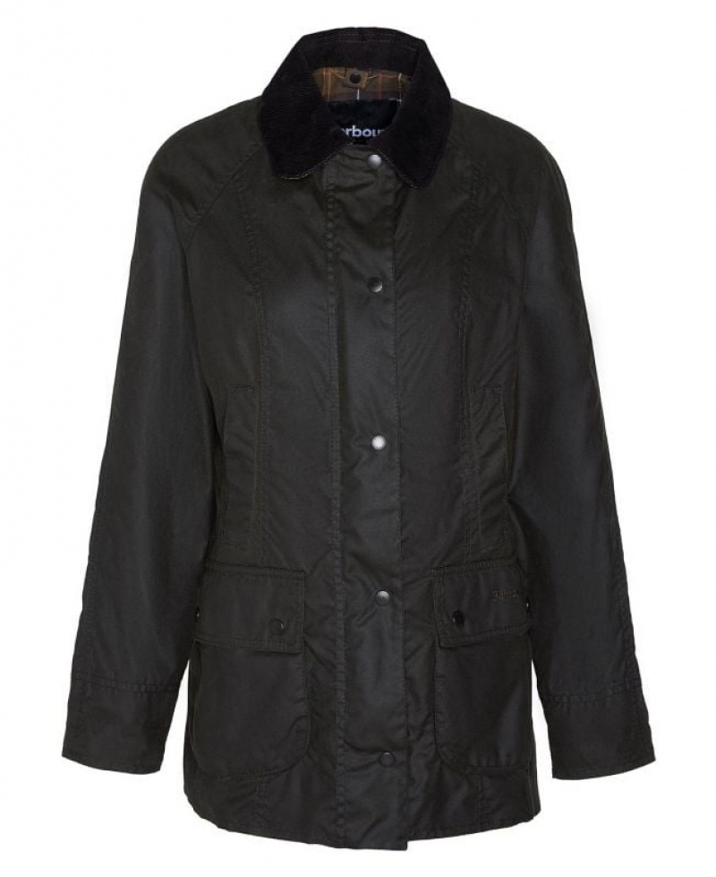 Black Women Barbour Classic Beadnell® Waxed Jacket | US-9178XBTUH