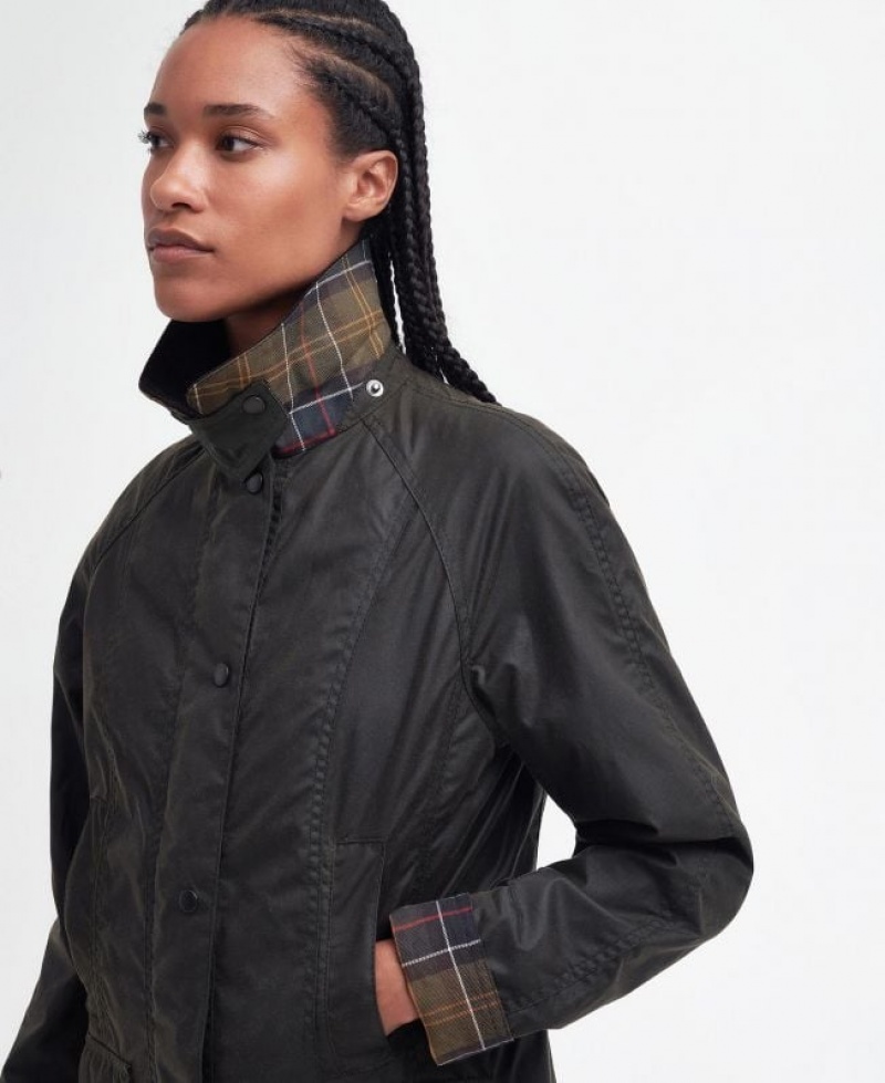 Black Women Barbour Classic Beadnell® Waxed Jacket | US-9178XBTUH