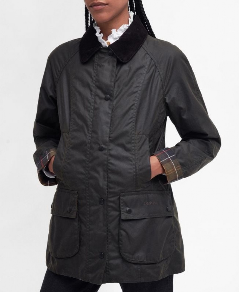 Black Women Barbour Classic Beadnell® Waxed Jacket | US-9178XBTUH