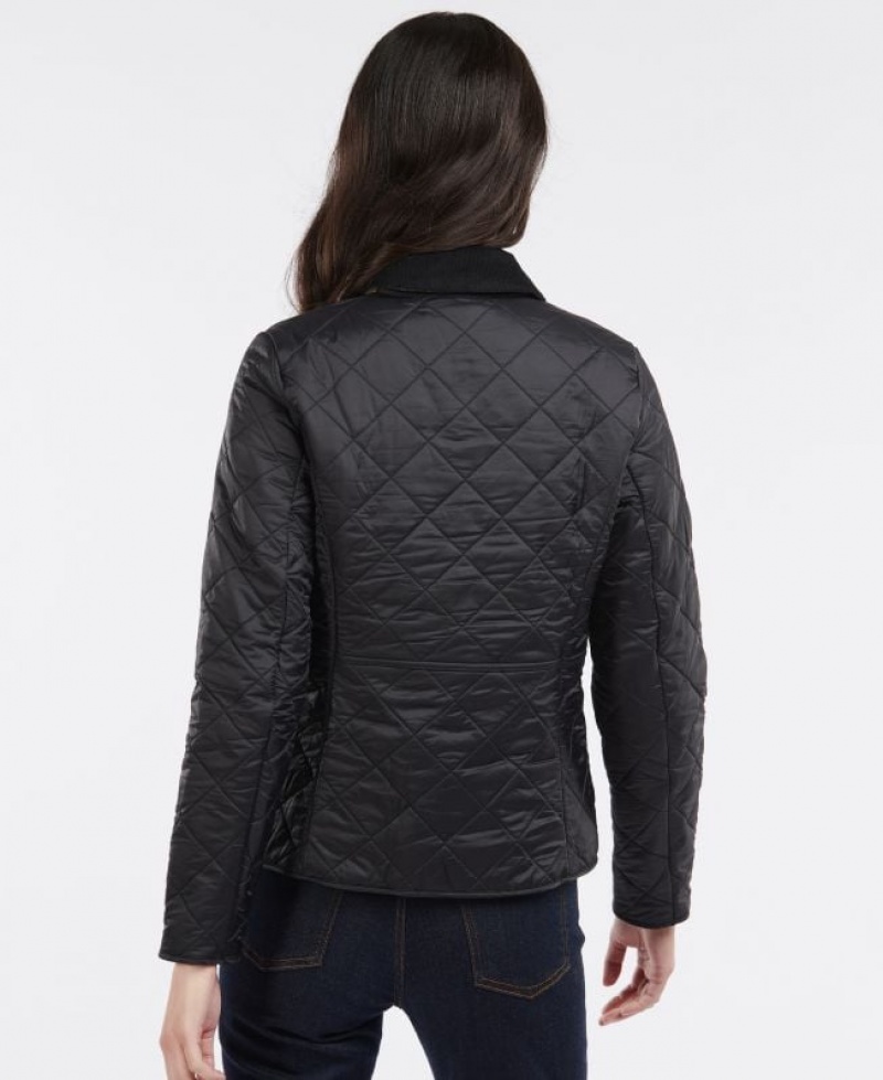 Black Women Barbour Deveron Polarquilt Quilted Jacket | US-5930CLJMG