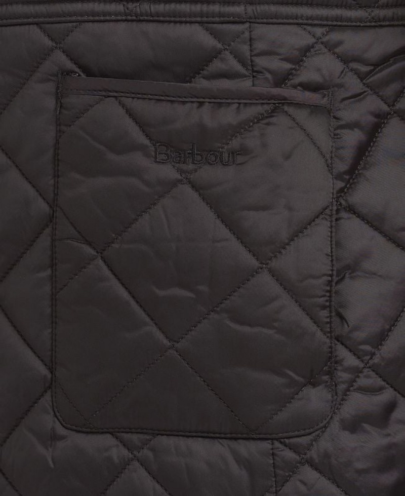 Black Women Barbour Deveron Quilted Jacket | US-1843DYEBA