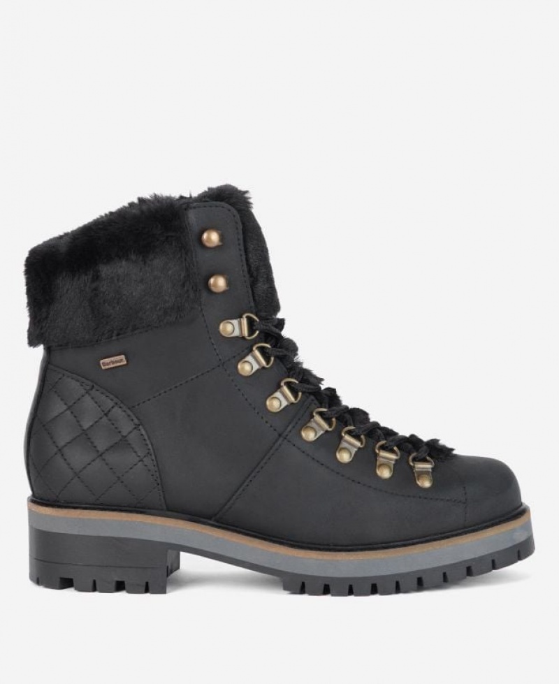 Black Women Barbour Holly Hiking Boots | US-0174LMIQZ