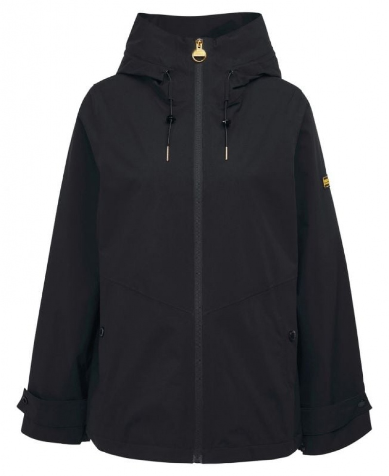 Black Women Barbour International Adlington Waterproof Jacket | US-8724XFCKP