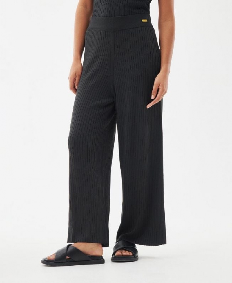 Black Women Barbour International Anderson Pants | US-3612PKHOM