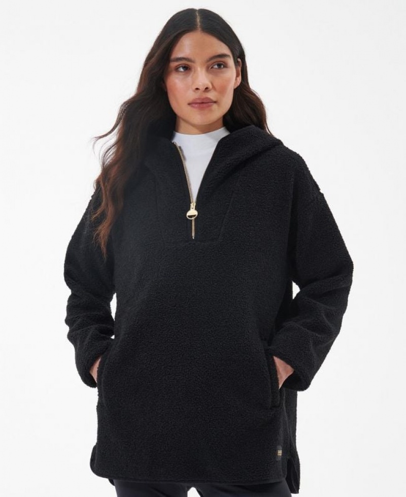 Black Women Barbour International Boston Fleece | US-6483DKPUF