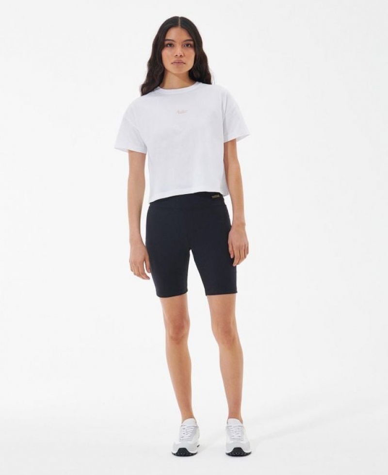 Black Women Barbour International Halton Shorts | US-9243ZXSVN