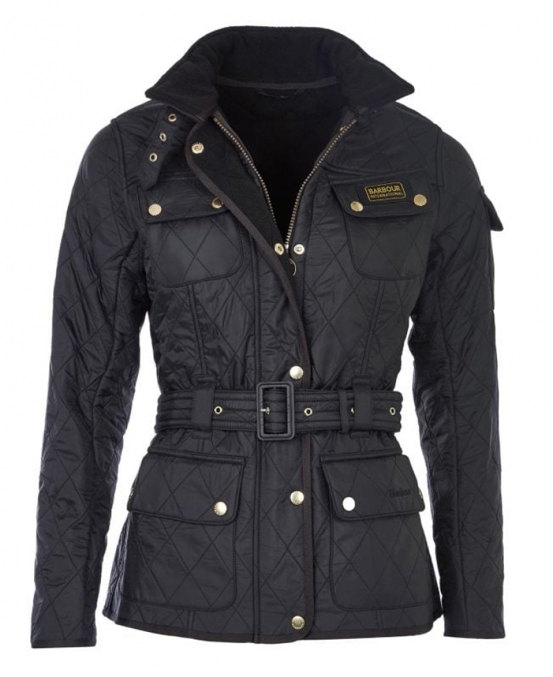 Black Women Barbour International International Polarquilt Quilted Jacket | US-4982IEFUM