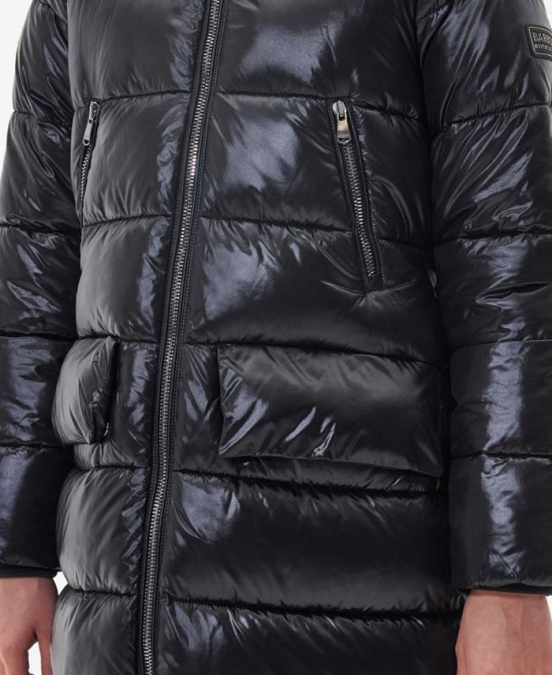 Black Women Barbour International London Quilted Jacket | US-1380LTDPM