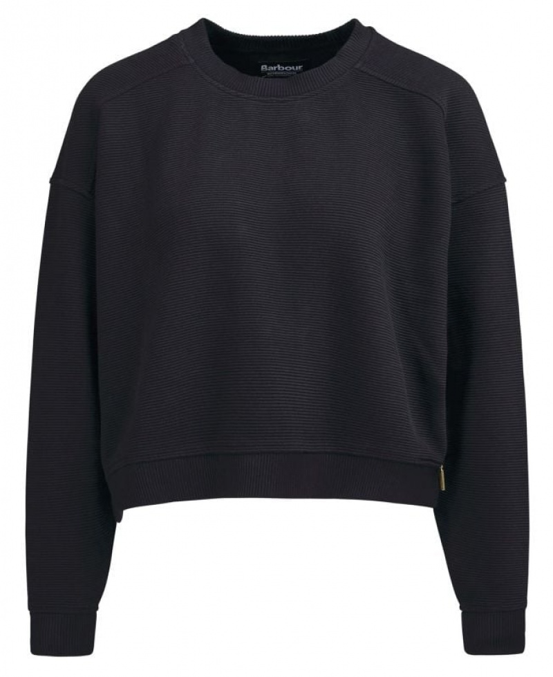 Black Women Barbour International Morini Sweatshirt | US-5241YNIQX