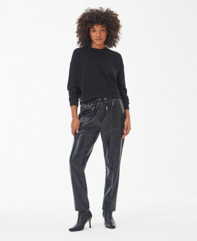 Black Women Barbour International Morini Sweatshirt | US-5241YNIQX