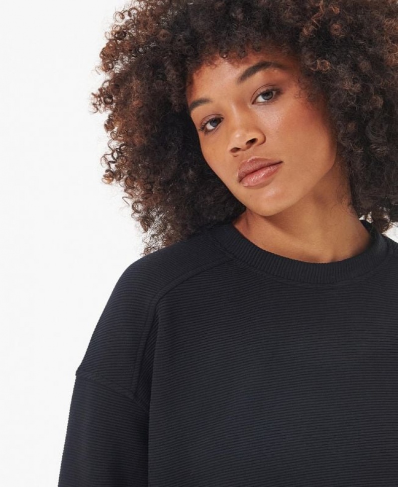 Black Women Barbour International Morini Sweatshirt | US-5241YNIQX