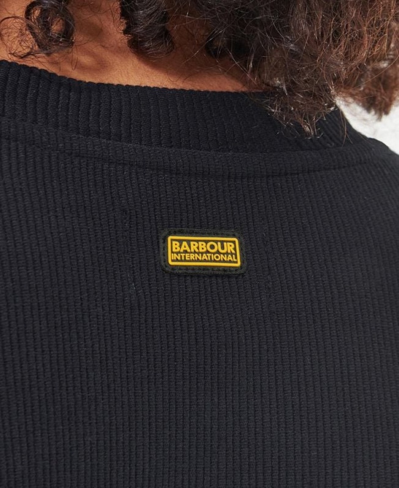 Black Women Barbour International Morini Sweatshirt | US-5241YNIQX