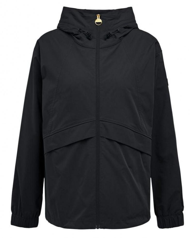 Black Women Barbour International Northolt Rain Jacket | US-5629QHJYA