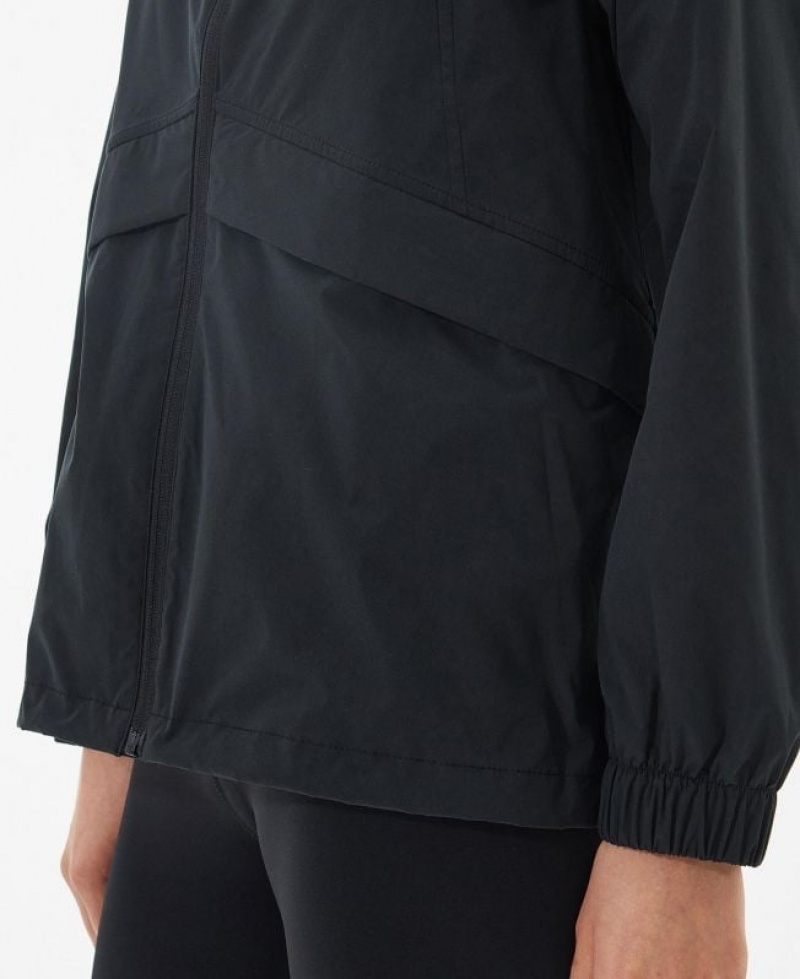 Black Women Barbour International Northolt Rain Jacket | US-5629QHJYA