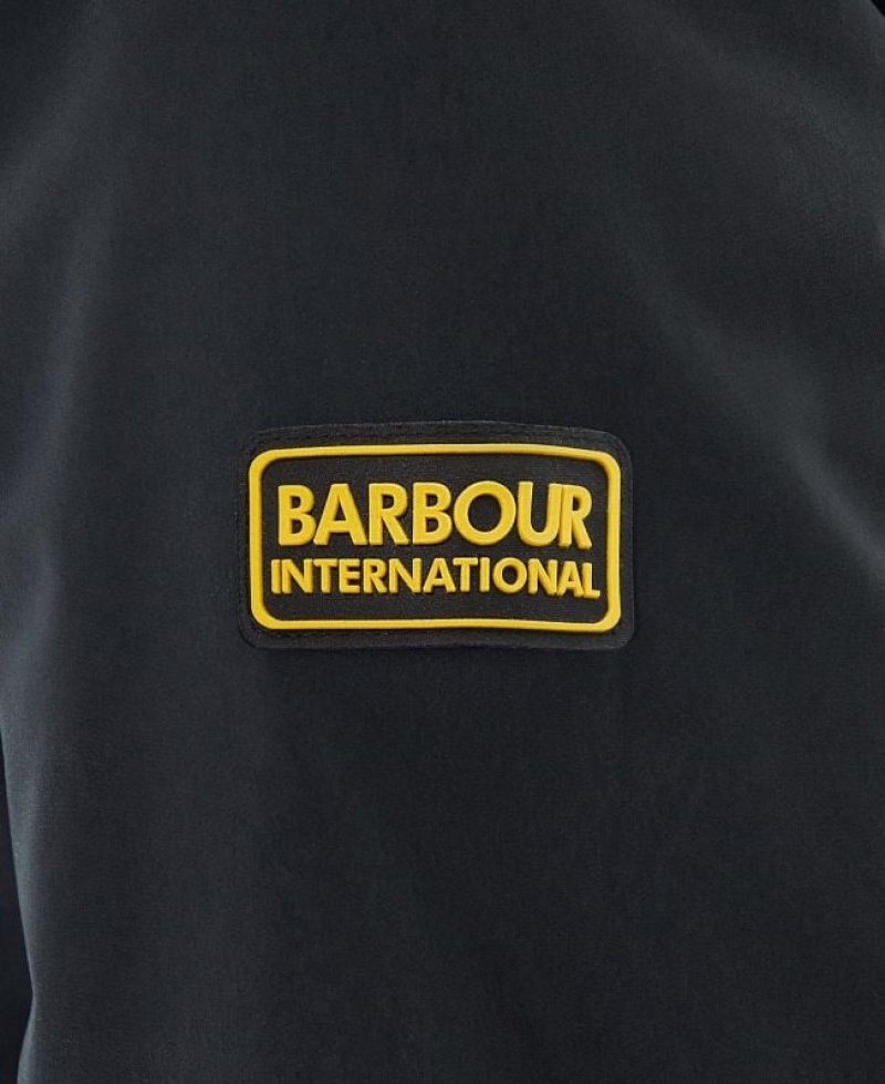 Black Women Barbour International Northolt Rain Jacket | US-5629QHJYA