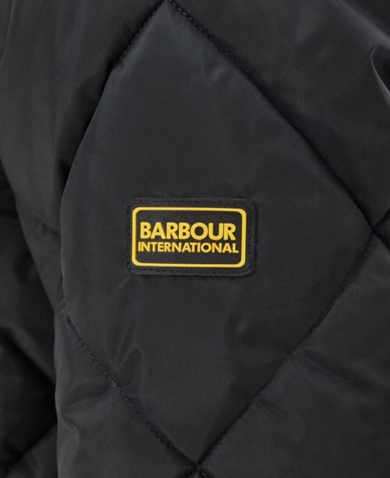 Black Women Barbour International Norton Quilted Jacket | US-4165FSWOA