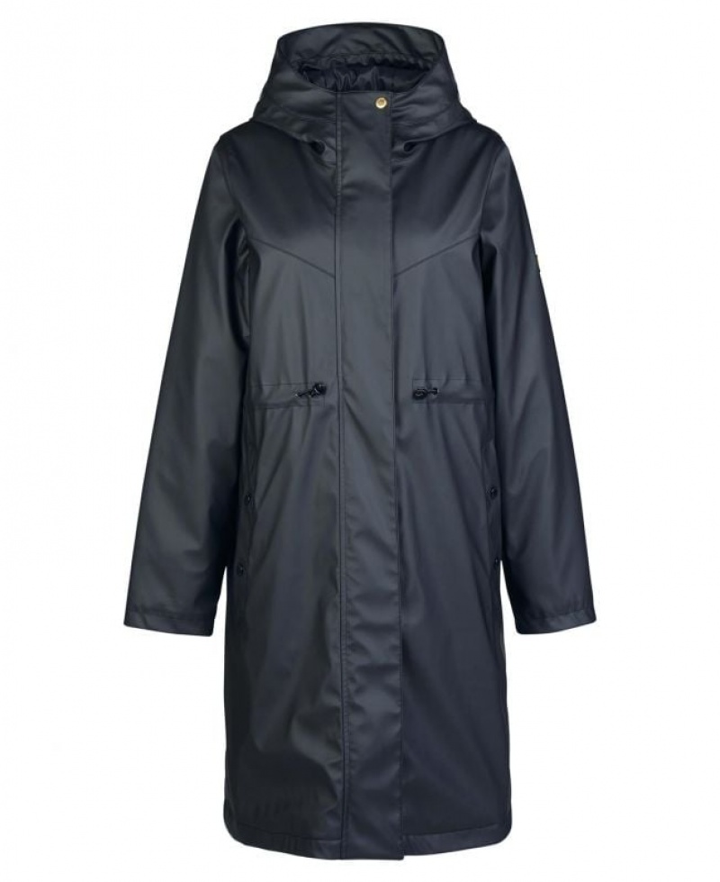 Black Women Barbour International Peaty Rain Jacket | US-2703SMDCF