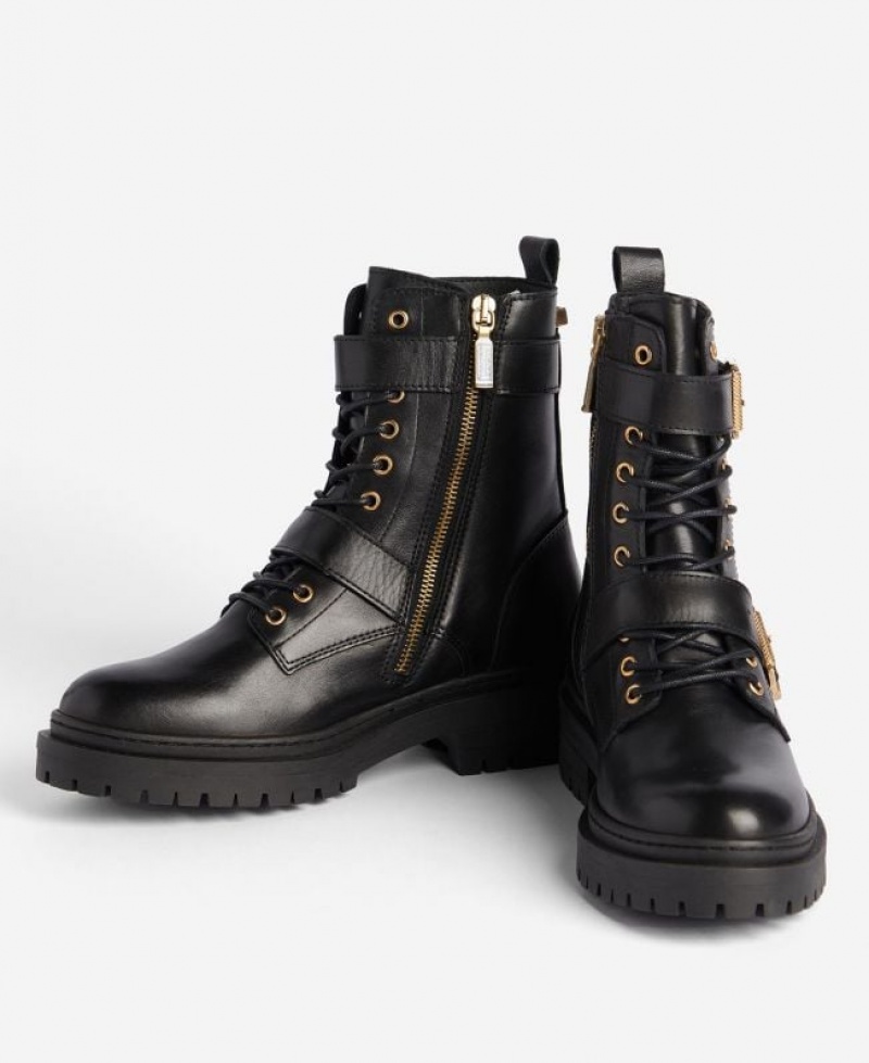 Black Women Barbour International Redgrave Ankle Boots | US-9701ZXVBF