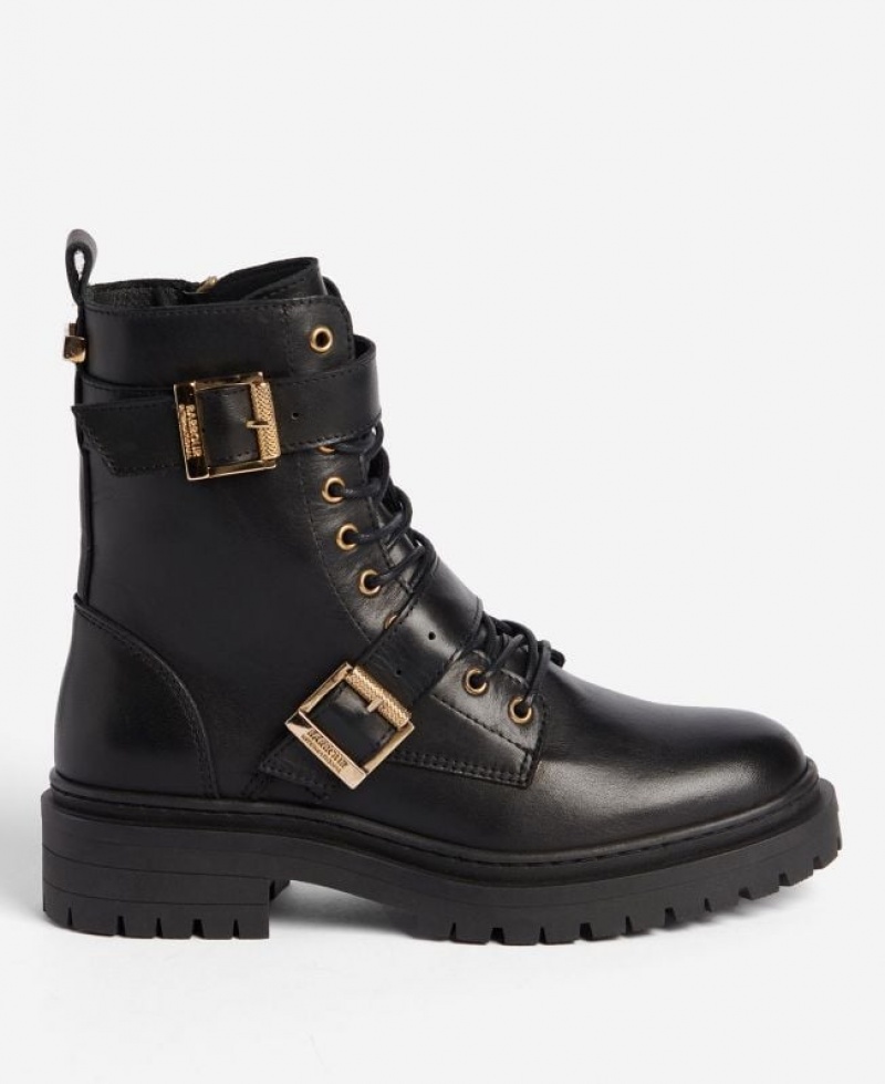 Black Women Barbour International Redgrave Ankle Boots | US-9701ZXVBF