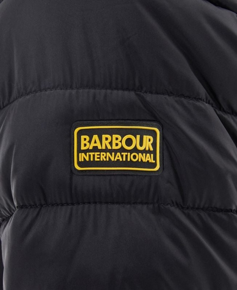 Black Women Barbour International Sanderson Quilted Jacket | US-2015MLSYW