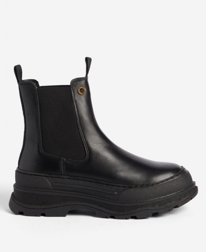 Black Women Barbour International Strada Chelsea Boots | US-3275WMCAK