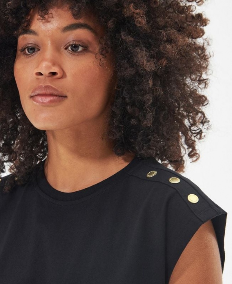 Black Women Barbour International Strada Blouses | US-1675GIQEX