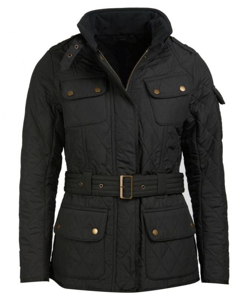 Black Women Barbour International Tourer International Polarquilt Quilted Jacket | US-8623ZGRDV