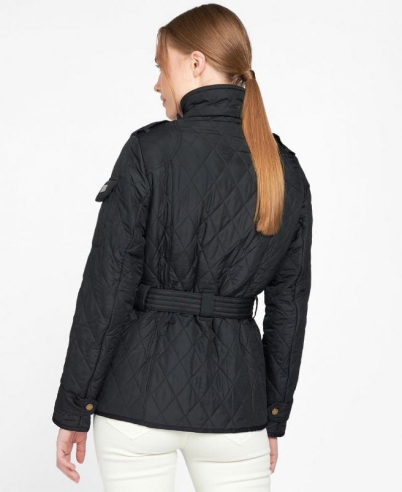 Black Women Barbour International Tourer International Polarquilt Quilted Jacket | US-8623ZGRDV