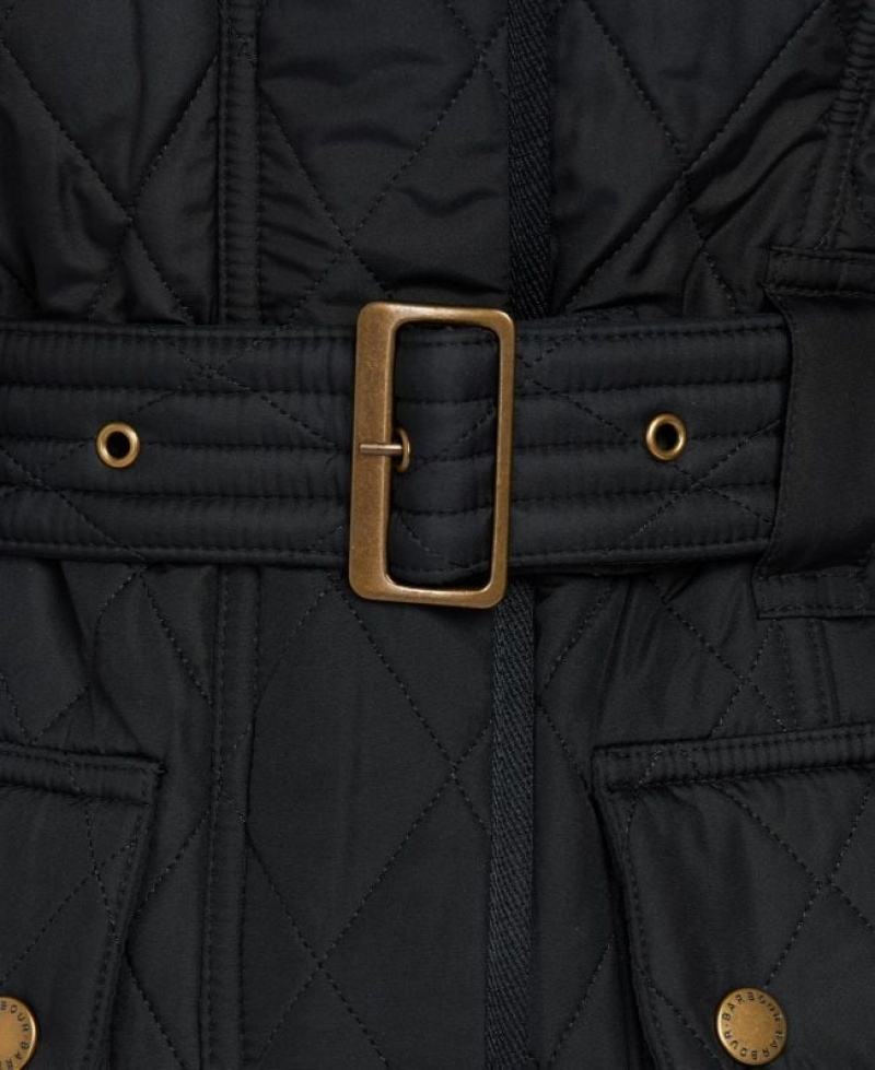 Black Women Barbour International Tourer International Polarquilt Quilted Jacket | US-8623ZGRDV