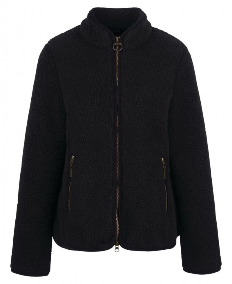 Black Women Barbour Lavenham Fleece | US-1782KCAQZ