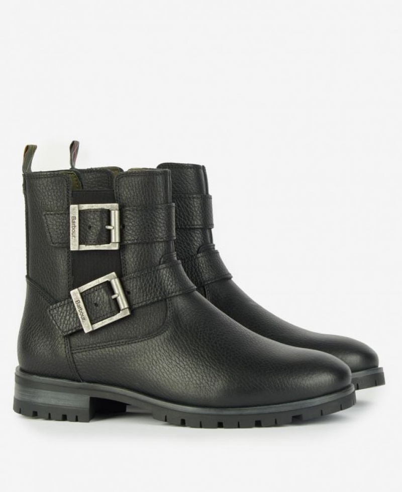 Black Women Barbour Marina Boots | US-9625VDBYO