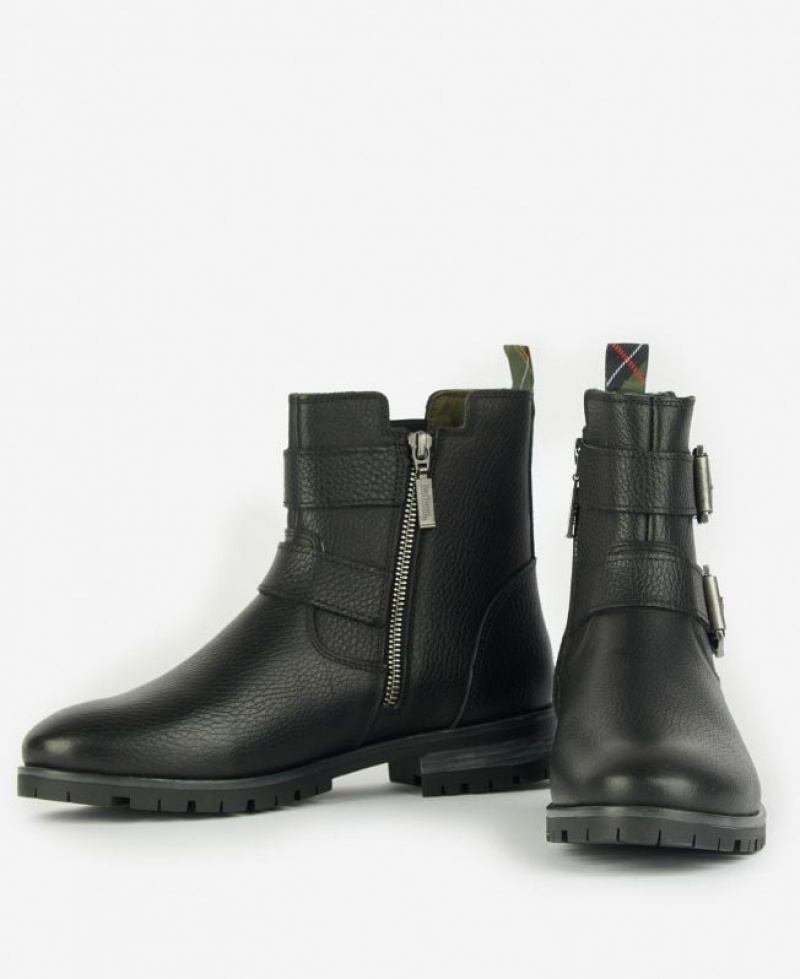 Black Women Barbour Marina Boots | US-9625VDBYO