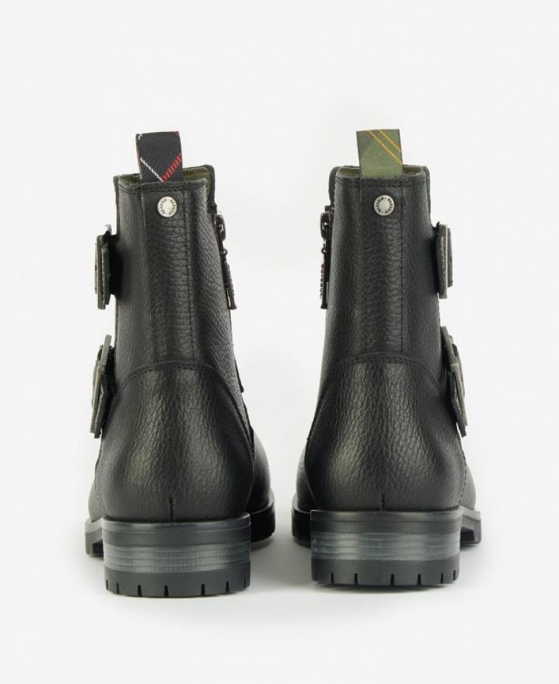 Black Women Barbour Marina Boots | US-9625VDBYO