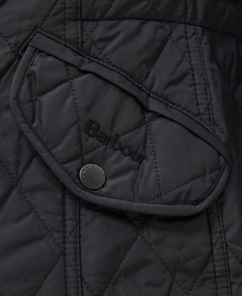 Black Women Barbour Millfire Quilted Jacket | US-3604ZNGTC