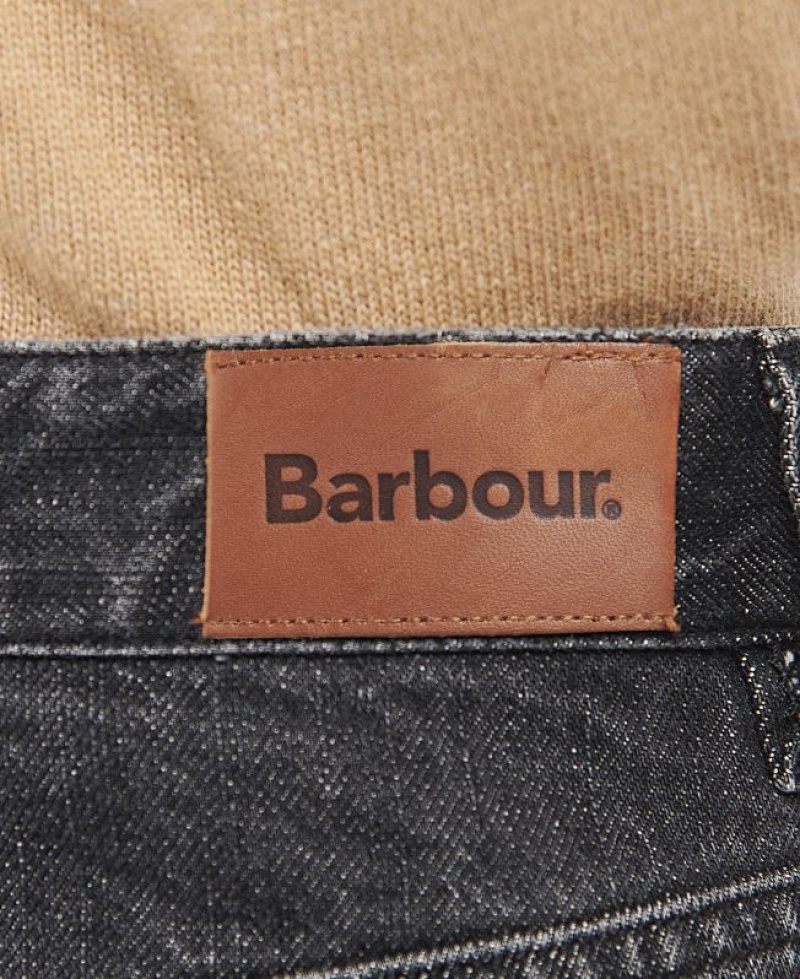 Black Women Barbour Moorland High-Rise Jeans | US-2179QNHWA