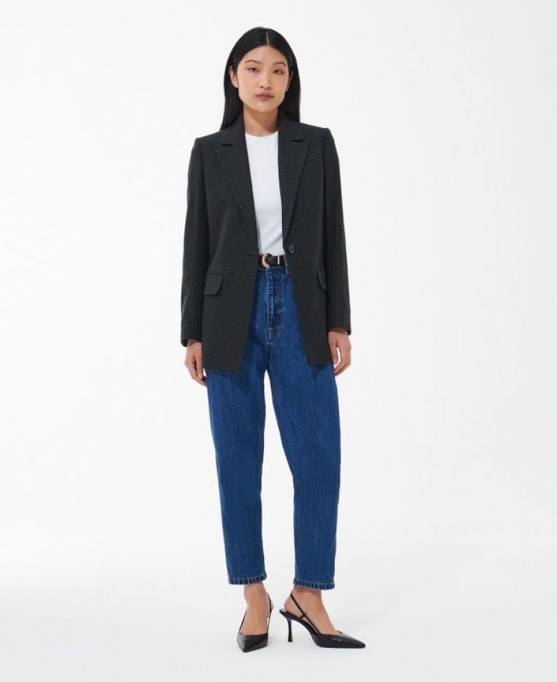 Black Women Barbour Patrisse Tailored Casual Jacket | US-5702WELMD