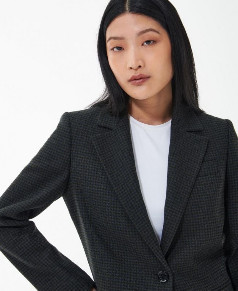 Black Women Barbour Patrisse Tailored Casual Jacket | US-5702WELMD