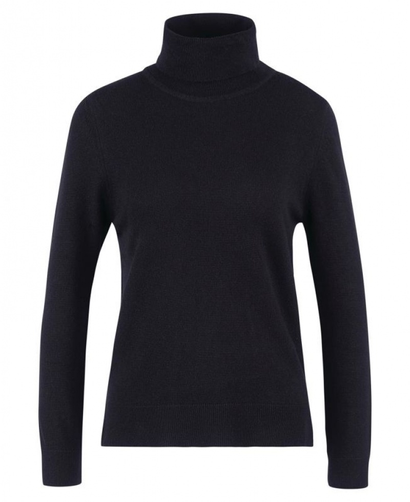 Black Women Barbour Pendle Roll-Neck Sweatshirt | US-2189BUPZV