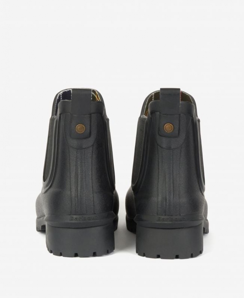 Black Women Barbour Wilton Wellingtons Rain Boots | US-2183HMUPV