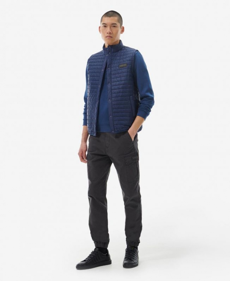 Blue Men Barbour International Belgrave Vest | US-5439MGNOA