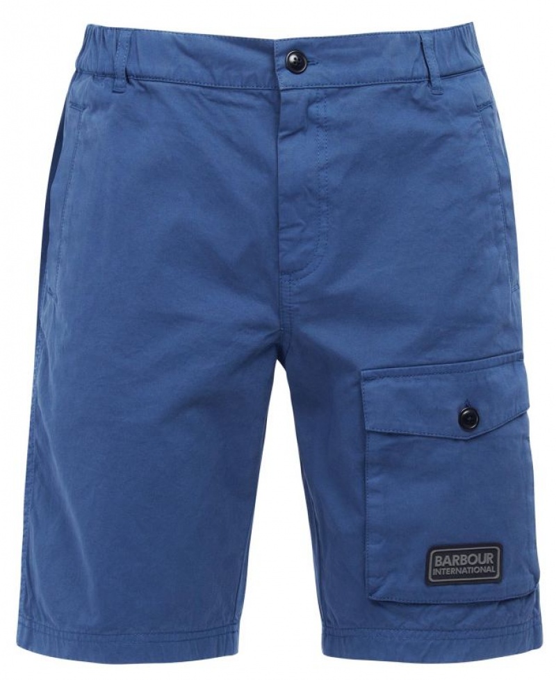 Blue Men Barbour International Cloud Shorts | US-9021EJQMW