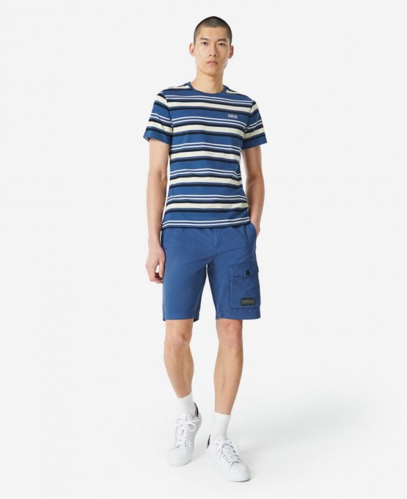 Blue Men Barbour International Cloud Shorts | US-9021EJQMW