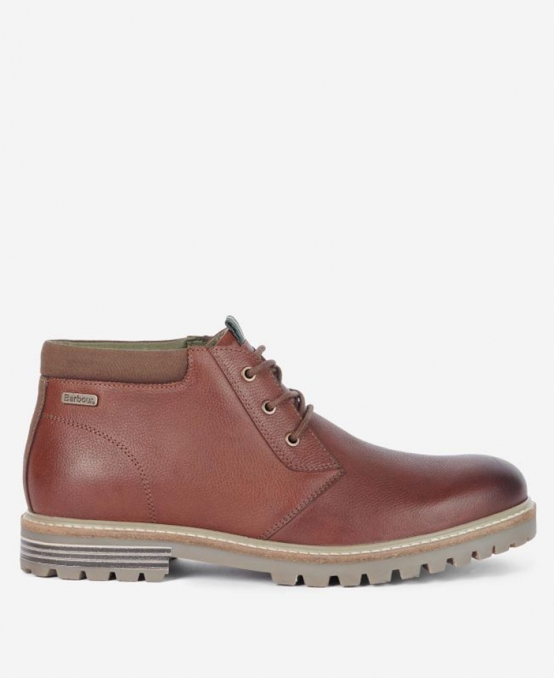 Brown Men Barbour Boulder Chukka Boots | US-8542OPKYM