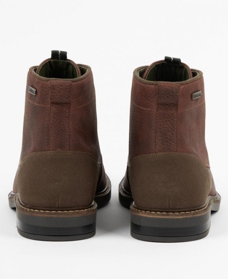 Brown Men Barbour Deckham Boots | US-1857FDYVW