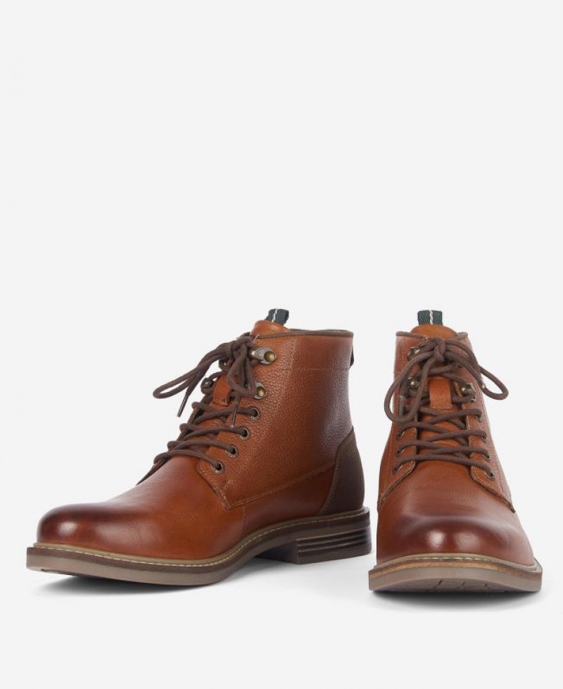 Brown Men Barbour Deckham Boots | US-8673MAZGK