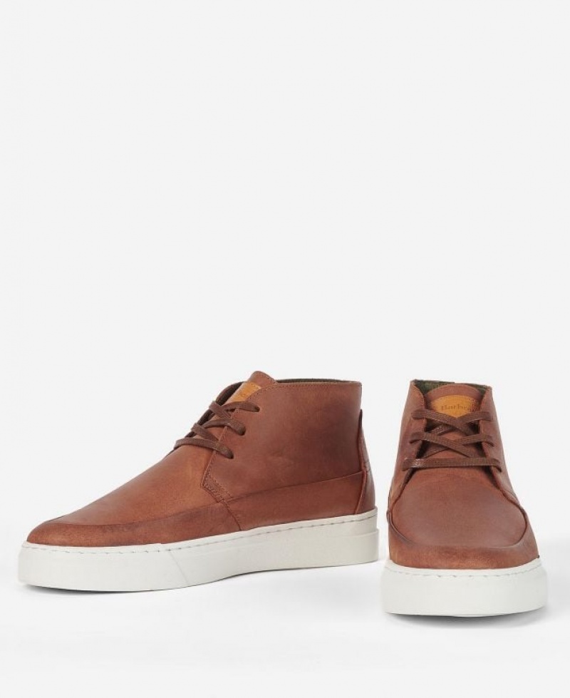 Brown Men Barbour Mason Chukka Boots | US-3049WGOQU