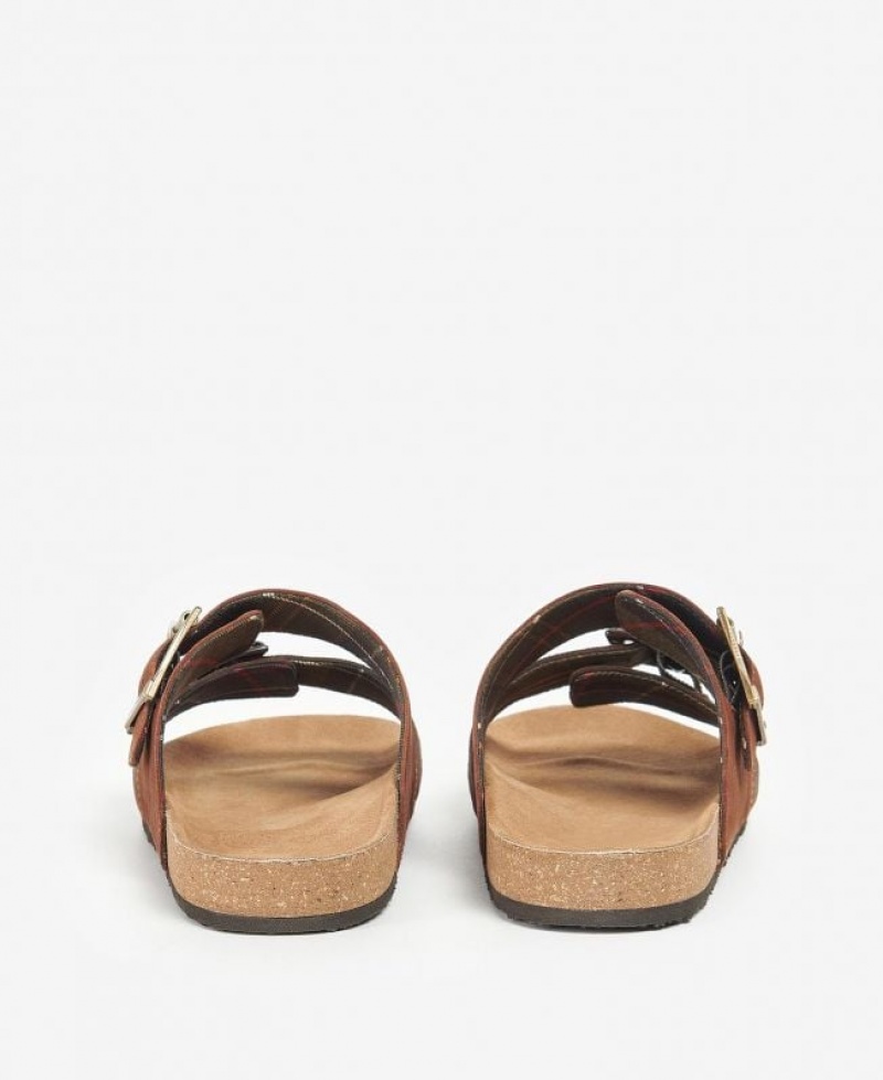 Brown Men Barbour Mitchell Sandals | US-1360JNGUM