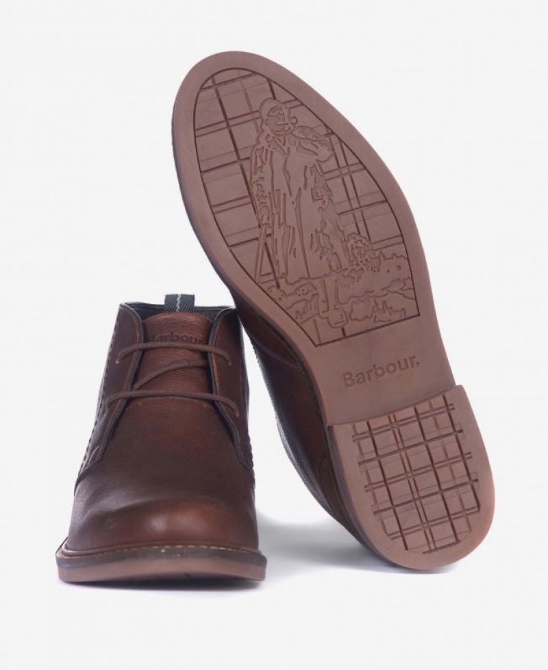 Brown Men Barbour Readhead Chukka Boots | US-2035XTJYB